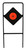 Birchwood Casey 47340 World of Targets Ace of Diamonds Centerfire Target AR500 Steel Black/Red Diamond Illustration Impact Enhancement Motion 0.50" Thick TSW|124267