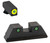 AmeriGlo GL820 Trooper Sight Set for Glock Green Tritium Lumigreen Outline Front Sight-Green Tritium Black Outline Rear Sight TSW|136696