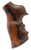 Hogue 80800 Fancy Hardwood Brown Cocobolo Hardwood with Finger Grooves for Ruger GP100, Super Redhawk TSW|86442