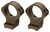 Browning 12541 X-Bolt Scope Mount System X-Lock Burnt Bronze Cerakote Aluminum 34mm Tube, Medium Rings TSW|118673