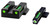 HiViz 9EZN321 LiteWave H3 Sight Set for S&W 9EZ Green Tritium White Outline Front Sight-Green Fiber Optic Rear Sight TSW|123521