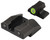 XS Sights SPR202P6G R3D 2.0 Night Sight Set Green Tritium Front/Black Oxide Frame Fits Springfield SA-35 TSW|187970