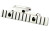 GG&G MINI-14 RUGER SCOPE MOUNT SIL RSR|GGG-1519BD