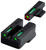 TruGlo TGTG13NV2PC TFX Pro Green Tritium & Fiber Optic Orange Outline Front Sight Green Tritium & Fiber Optic Rear Sight TSW|177918