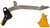 Timney Triggers ALPHAGLOCK34LRGGOLD Alpha Competition 45 ACP/10mm Auto, Gold Straight Trigger, Compatible w/Glock Gen3-4 TSW|149855