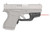 Crimson Trace 0143801 LG-443 Laserguard Compatible w/Glock 42/43, Red Laser Black Polymer TSW|93268