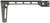 Midwest Industries MIARMF Arm Brace Black 6061 Aluminum TSW|173731