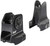 Daniel Defense 1908809116 AR-15 Iron Sight Set Black Hardcoat Anodized Fixed Front & Rear Sight TSW|3471