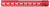 Strike STRIKERAIL Strike Rail AR-15 Red Aluminum 17" M-LOK TSW|44829
