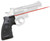 Crimson Trace 011070 Lasergrips Fits S&W K/L & N Frames, Red Laser 633nM Wavelength 5mW Output, Black Polymer TSW|33066