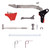 Timney Triggers ALPHAGLOCK34UBKBLACK Alpha Competition 9mm/40 S&W Red Fits Glock Gen 3-4 TSW|180015