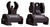 Troy Ind SSIGIARSMBT00 Micro BattleSight Set HK Front & Round Rear Black TSW|77136