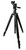 KOPF Jager KJ85003K Folding Tripod K700 Tripod made of Aluminum with Black Finish, Adjustable Reaper Rail, 3-Level Leg Extension, 21-87 Degree Pan & Tilt TSW|123558