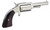 North American Arms 1860250 1860 Sheriff C22 WMR 5 Shot 2.50" Stainless Steel Barrel, Frame & Cylinder, Rosewood Boot Grip, Exposed Hammer