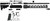TacFire SSRK300LPK AR Build Kit Sports South Exclusive 300 Blackout AR-Platform Black Nitride 1/2"x28 TSW|113827