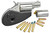 North American Arms 22MSCHG Mini-Revolver 22 LR/22 WMR 5 Shot 1.13" Stainless Steel Barrel, Frame & Cylinder, Black Synthetic Holster Grip, Exposed Hammer TSW|51230