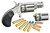 North American Arms 22MSCTW Wasp 22 LR 22 WMR 5 Shot 1.13" Stainless Steel Vent Rib Barrel, Stainless Frame & Cylinder, Black Pebbled Rubber Grip, Exposed Hammer TSW|97957
