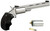 North American Arms MMC Mini-Master *CA Compliant 22 LR 22 WMR 5 Shot 4" Stainless Vent Rib Barrel, Stainless Steel Frame & Cylinder, Black Finger Grooved Rubber Grip, Exposed Hammer TSW|36701