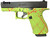 Great Lakes Firearms GL19SZOM Striker Compact Frame 9mm Luger 15+1 4" Black Nitride Steel Barrel, Black Cerakote Serrated w/Slide Cuts Steel Slide, Zombie Cerakote Polymer Frame & Grip, Ambidextrous TSW|172621