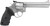 Taurus 2-660069 66 Medium 357 Mag/38 Special +P 7 Shot 6" Matte Stainless Steel Barrel, Cylinder & Frame, Black Finger Grooved Rubber Grip, Transfer Bar Safety, Exposed Hammer TSW|31326