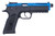 Tanfoglio TFFORCE22TB Force Tactical 22 LR 10+1 4.40" Stainless Threaded Barrel, Blue Optic Cut/Ported/Serrated Slide, Black Polymer Frame w/Beavertail & Picatinny Rail, Black Textured Grip TSW|168563