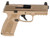 FN 66100742 509M MRD Mid-Size 9mm Luger 10+1 4" Black Recessed Crown Barrel, Flat Dark Earth PVD Optic Ready/Serrated Steel Slide, Flat Dark Earth Polymer Frame w/Picatinny Rail, Ambidextrous TSW|125563