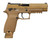 Sig Sauer M179CSSMSMA M17 *MA Compliant Full Size 9mm Luger 10+1 4.70" Coyote PVD Stainless Steel Optic Ready/Serrated Slide, Coyote PVD w/Black Controls Stainless Steel Frame w/Picatinny Rail, Textur TSW|195203