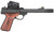 Browning 051580490 Buck Mark Hunter 22 LR 10+1 5.90" Bull/Threaded/Muzzle Brake Barrel, Matte Black Serrated Steel Slide & Aluminum Frame Laminate Cocobolo Grips, Vortex Crossfire Red Dot TSW|147449