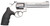 Smith & Wesson 12460 Model 648 K-Frame Frame 22 WMR 8 Shot 6" Stainless Steel Barrel, Cylinder & Frame, Black Finger Grooved Grip, Internal Lock Safety, Exposed Hammer TSW|115399