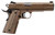 Bersa B19117050DEHB B1911 45 ACP 8+1 5" Stainless Steel Barrel, Flat Dark Earth Serrated Slide, Flat Dark Earth Stainless Steel Frame w/Beavertail, FDE VZ Grip TSW|163335