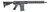 Andro Corp Industries 30816DBFORGED ACI-10 Divergent 308 Win 20+1 16" Black Nitride Threaded Barrel, Black Cerakote Aluminum Receiver w/Picatinny Rail, M-LOK Handguard, M4 Black Polymer Stock, A2 Grip
