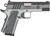 Springfield Armory PX9218L 1911 Emissary 45 ACP 8+1 4.25" Bull Barrel, Stainless Steel Frame w/Beavertail , Tri-Top Cut Blued Carbon Steel Slide, Black VZ Thin-Line G10 Grip TSW|140879