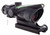 Trijicon 100218 ACOG Black Hardcoat Anodized 4x 32mm Illuminated Green Chevron .223/5.56 BDC Reticle TSW|59379
