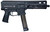 Grand Power 197892003506 SP45A3 Stribog 45 ACP 20+1 8" Black Threaded Barrel, Black Hardcoat Anodize Aluminum/Polymer Receiver w/Picatinny Rail, QD Sling Sockets, Black Polymer Grip, Ambidextrous TSW|177419