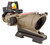 Trijicon 100553 ACOG ECOS Combo Flat Dark Earth 4x32mm Illuminated Red Crosshair .223 BDC Reticle TSW|44830