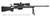 Horizon Firearms RF019C221816C20 Vandal Carbon II 22 Creedmoor 18" Black Fluted Barrel, Black Drilled & Tapped Receiver, Black Iota EKO X Carbon Fiber Stock TSW|174939