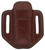 1791 Gunleather EDC Heavy Duty Easy Slide Solo Belt Pouch, Chestnut Leather HDESSLCHNA