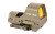Holosun HS510C Reflex Sight, 65 MOA Circle/2 MOA Red Dot, Solar, FDE HS510CFDE