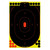Birchwood Casey 34617 Shoot-N-C Reactive Target Self-Adhesive Paper Black/Yellow/Red 12"x18" Oval Silhouette 12 Pack TSW|29440