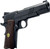 Dickinson LLC DCKSN45BS 1911 Adam 45 ACP 8+1 5" Black Steel Barrel, Shiny Black Serrated Aluminum Slide & Steel Frame, Wood Grip TSW|175090