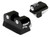 Trijicon 600145 Bright & Tough Night Sights Green/Tritium White Outline Front Sight-Green/Tritium White Outline Rear Sight Colt 1911 0.055 Tang TSW|31956