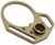 Strike Industries ARULMFEP&ACNFDE QD End Plate QD End Plate with Hook Attachments & Anti-Rotation Castle Nut, Flat Dark Earth Finish TSW|144010