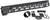 MIDWEST INDUSTRIES INC MICRM14 M-Series AR-15 6061 Aluminum Black Hard Coat Anodized 14" TSW|110712