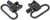 Bulldog BD882 Deluxe Locking Swivel Set Black 1.25" Steel TSW|180756