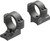 Leupold 177159 BackCountry Black 7075 T-6 Aluminum 30mm Tube Medium Fits Weatherby Mark V 6 Lug TSW|176352