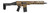 CMMG 33A380C-CT Dissent Mk3 8.6 Blackout 20+1 12.50" Black Nitride Threaded Barrel, Coyote Tan Cerakote Aluminum Receiver w/Picatinny Rail, M-LOK Handguard, Black Polymer SB Tactical Folding Brace, CM TSW|198544