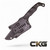 Stroup Knives Bravo 5 Black G-10 B5-BLACK-G10 Cajun Knife And Gear