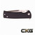 Chaves Knives Rendencion 229 Kickstop G-10 Black CHAV012 Cajun Knife And Gear