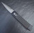 Pro-Tech Godfather Italian Inspiration 4" Auto - Battleworn Finished Jigged Black Handle Acidwashed Blade Blasted Hardware Blasted Wide Deep Carry Clip 926-AWBW 926-AWBW.