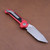 Microtech L.U.D.T. Gen III Tanto Red Apocalyptic Partial Serrated 1136-11APRD 1136-11APRD